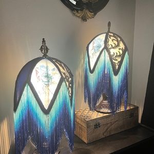 Victorian inspired lampshade (SHADE ONLY NO BASE) desk lamp/bedroom 1 available